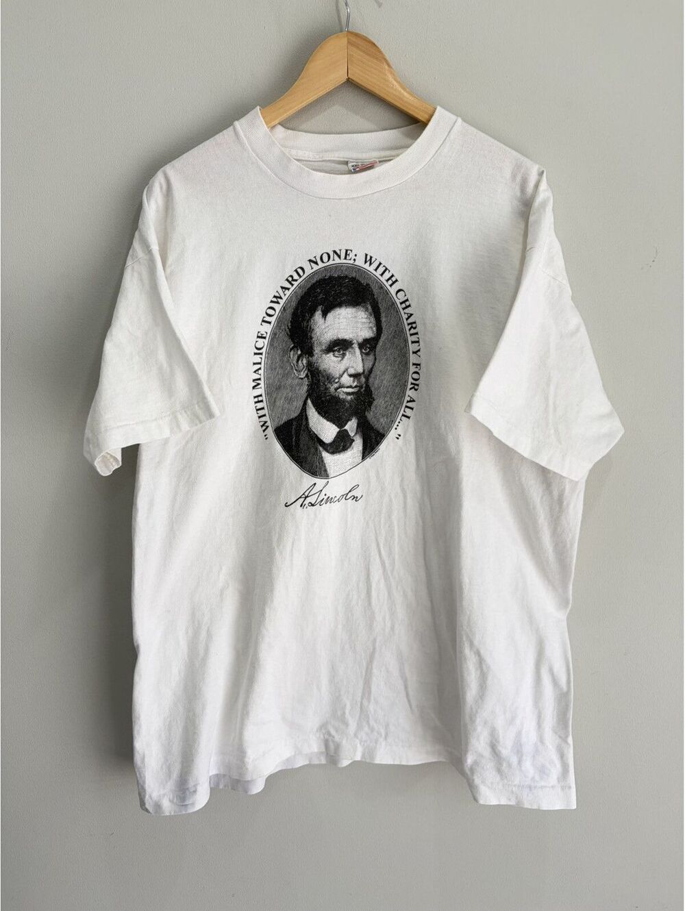 Vintage 90s Abraham Lincoln Tee Shirt